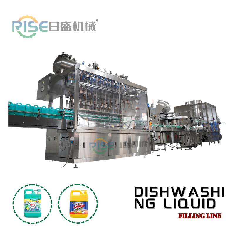 RISHENG|Automatic Dishwashing Liquid Filling Line-RSGZ8C